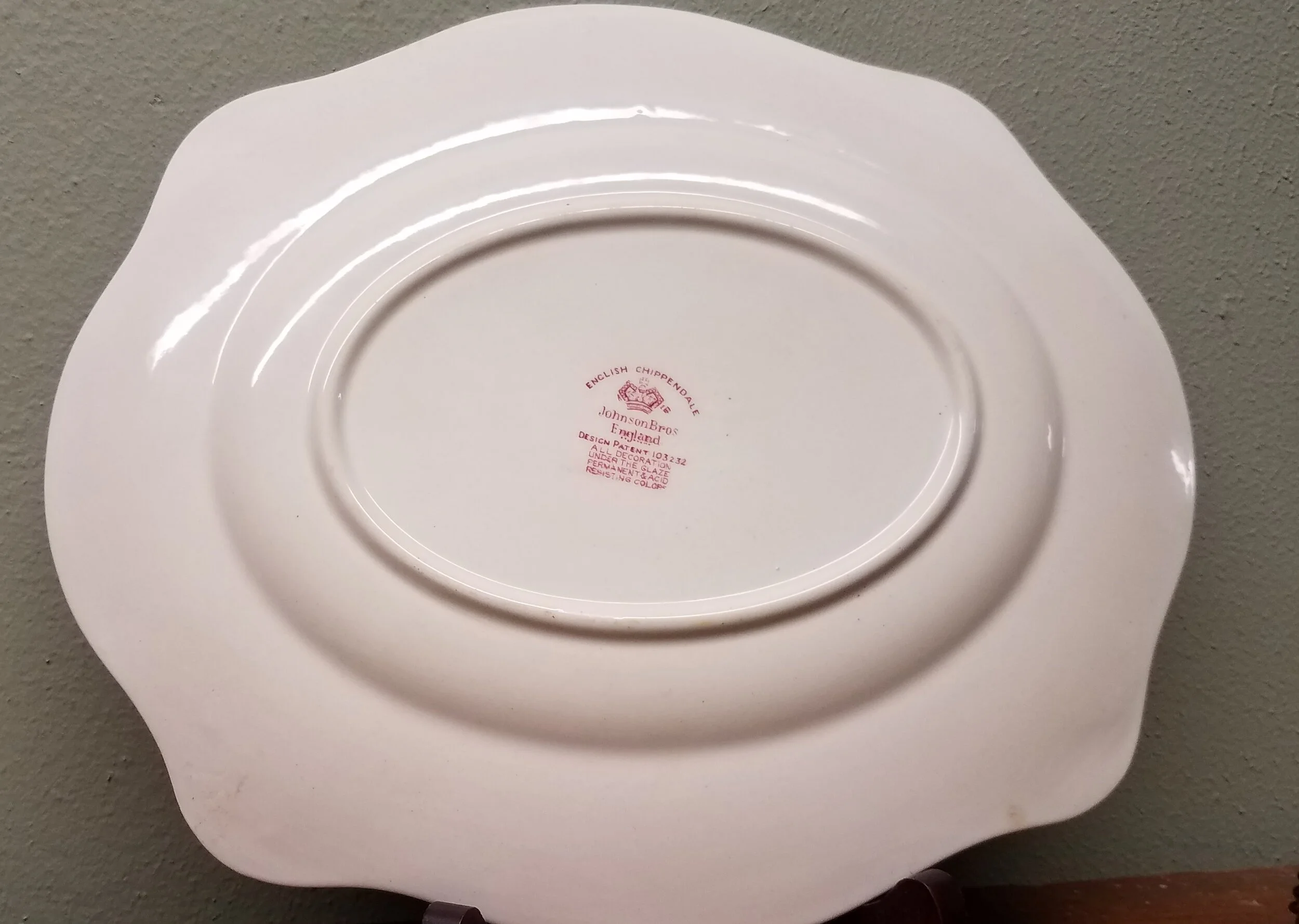 Johnson brothers english sales chippendale